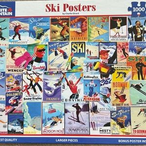 White Mountain “Ski Posters” Puzzle